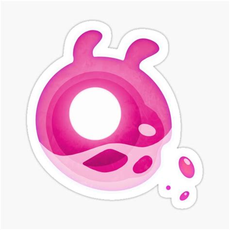 Genshin Impact Treasure Seeking Seelie Pet Pink Sticker For Sale