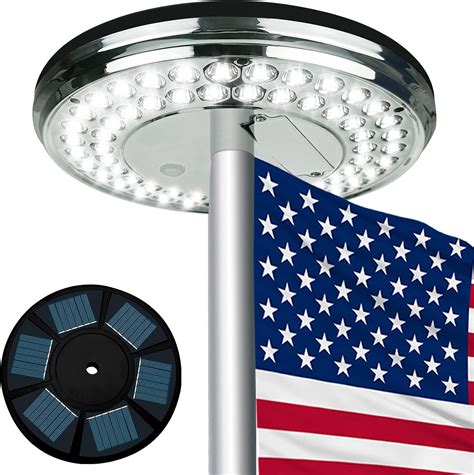 Amazon Solar Flag Pole Light Ip Waterproof Dusk To Dawn Solar