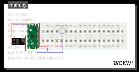 Raspberry Pi Pico Send Dht Dht Sensor Readings To Thingspeak