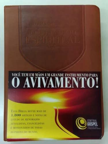 Bíblia De Estudo Despertamento Espiritual Capa Luxo Caramelo MercadoLivre