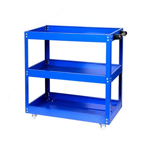 Heavy Duty Workshop Garage DIY Tool Storage Trolley Wheel Cart Tray 3