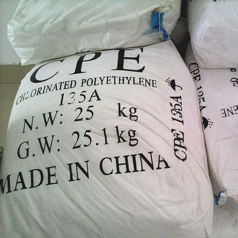 Impact Modifier Cpe A For Pvc Plastics China Cpe A For Pvc