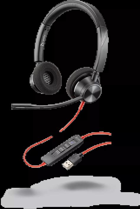 Plantronics Hp Poly Blackwire 3320 M Stereo Usb A Corded Headset Ideal Headsets