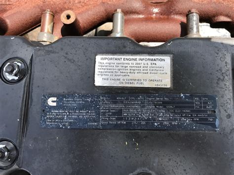 Cummins N Engine Serial Number Location Crimsonbusters