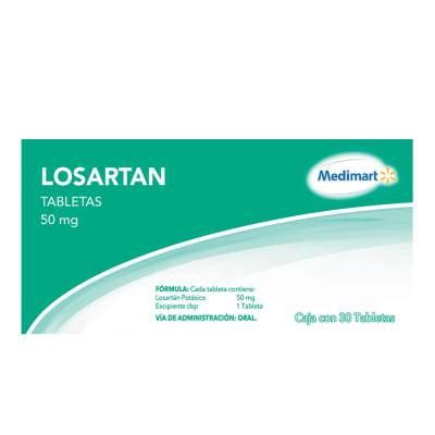 Losartan Medimart 50 Mg 30 Tabletas Walmart