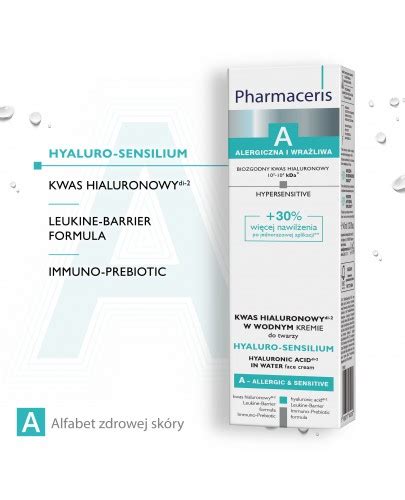 Pharmaceris A Hyaluro Sensilium Kwas Hialuronowy Di W Wodnym Kremie