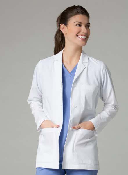 Women S Short Lab Coat Red Panda 7116