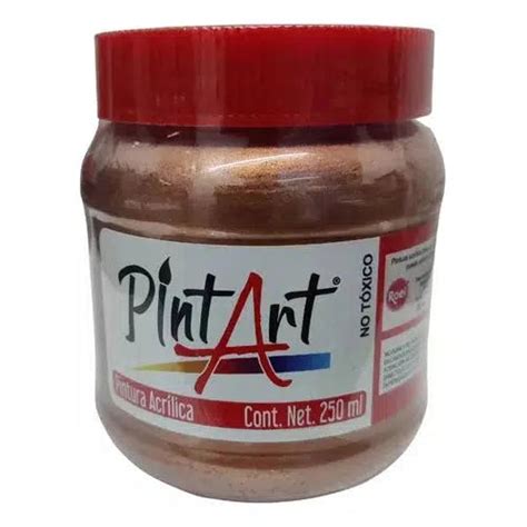 Pintura Acrílica Pintart Metálica 250 Ml Colores A Elegir