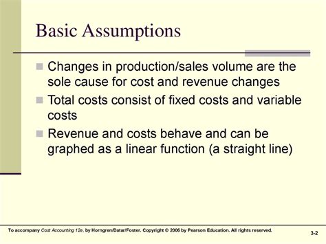 Cost Volume Profit CVP Analysis Online Presentation