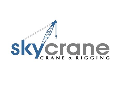 Playful Modern Construction Company Logo Design For Sky High Crane