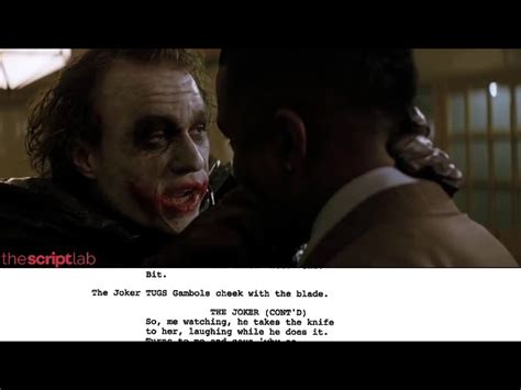 Joker Why So Serious Scene