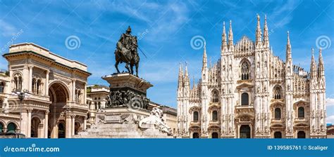 Panorama Of The Milan City Center Italy Stock Image Image Of Outdoor