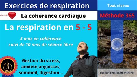 2 1 cohérence cardiaque respiration guidée en 5 5 10 mns de