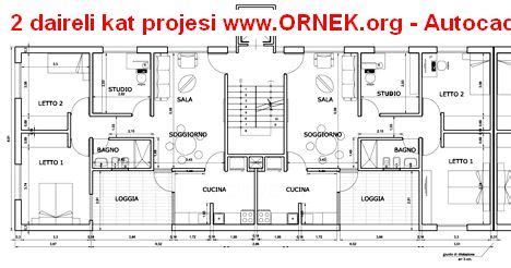 Proje Sitesi Katl Terasl M Stakil Ev Projesi Autocad Projesi