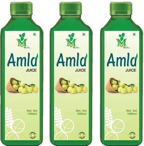 Mint Veda Amla Juice 1L Each Pack Of 3 JioMart