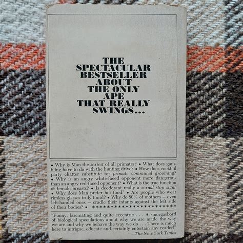 The Naked Ape By Desmond Morris Bantam Etsy