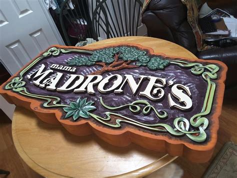 Hand Carved Sign Double Sided 48 Wide X 30 Tall X 4 Thick Carved Wood Signs Hand Carved