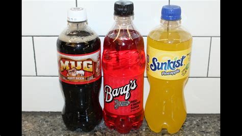 Mug Root Beer Barqs Red Crème Soda And Sunkist Pineapple Review Youtube