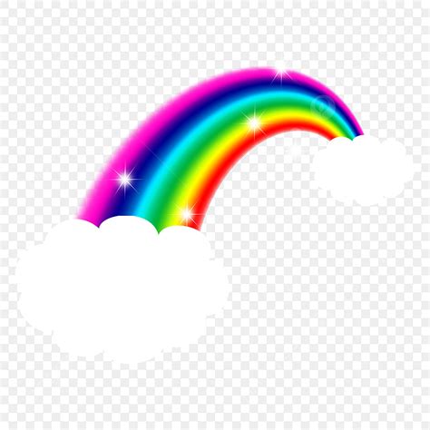 Estrellado Lindo Arco Iris Clip Art Png Dibujos Im Genes De Arco Iris