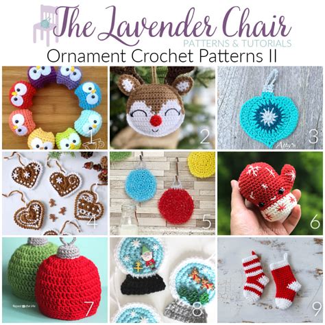 Ornament Crochet Patterns Ii The Lavender Chair