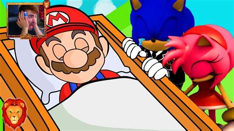 La Muerte De Mario Muy Triste 😭😢 Super Mario Bros Z EspaÑol Leon Picaron Youtube