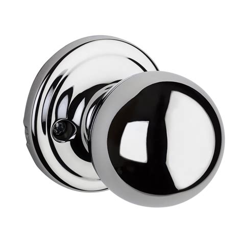 Kwikset Signature Circa Polished Chrome Dummy Door Knob Single Pack At