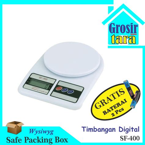 Jual Timbangan Dapur Kue Digital Kg Free Baterai Sf Model