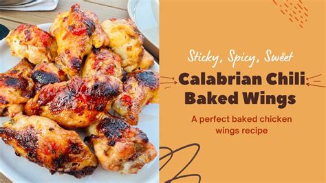 Baked Calabrian Chili Chicken Wings Tutorial Chili Chili