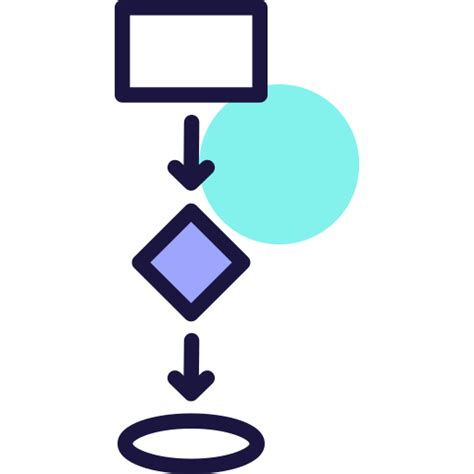 Icono De Flujo De Datos Generic Rounded Shapes