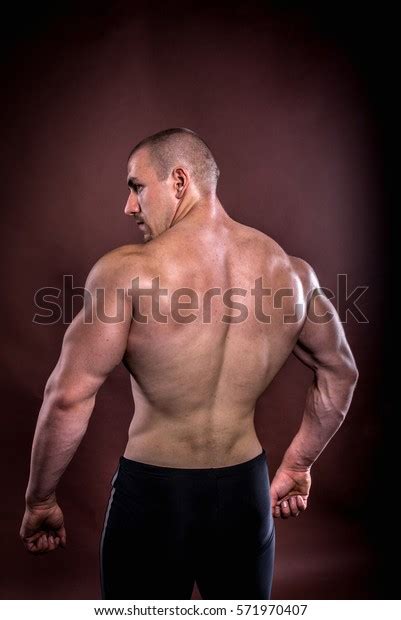 Naked Bodybuilder Posing Studio Stock Photo Shutterstock