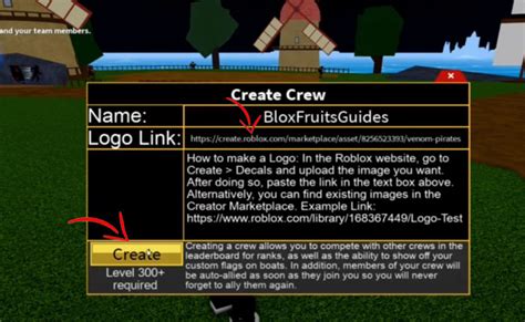 How To Create And Join Crew In Blox Fruits 2024 Arceus X