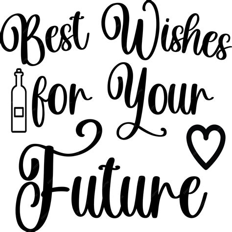 premium vector  wishes   future