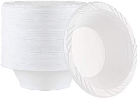 Amazon PLASTICPRO 800 Count Disposable 12 Ounce White Plastic Soup