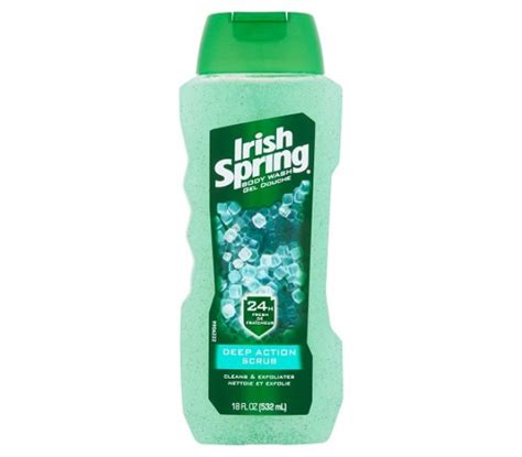 Irish Spring Deep Action Scrub Body Wash