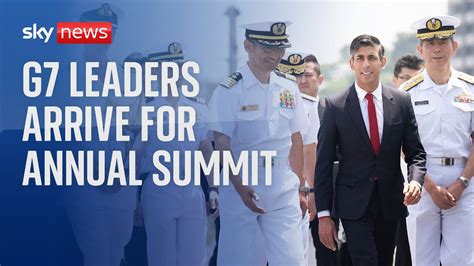 Watch Live Rishi Sunak Arrives For Annual G7 Summit The Global Herald