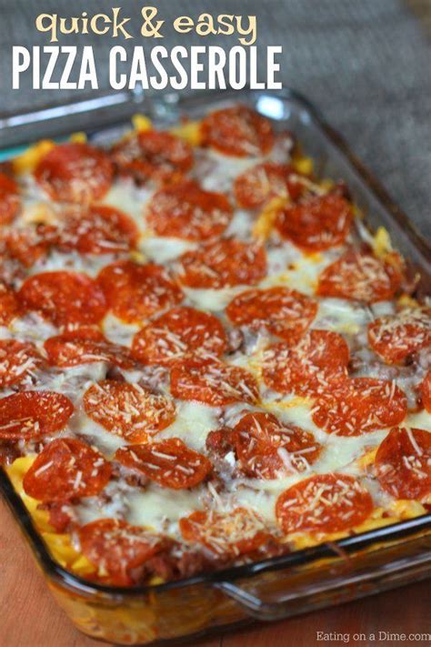 Easy Pizza Casserole Recipe Artofit