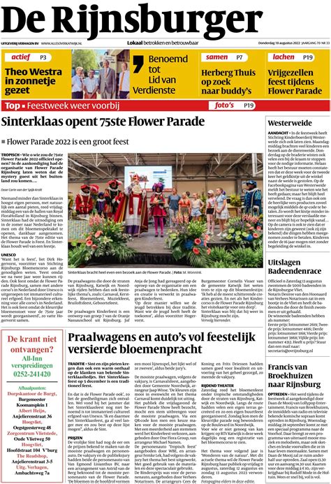 Rijn Week By Uitgeverij Verhagen Issuu