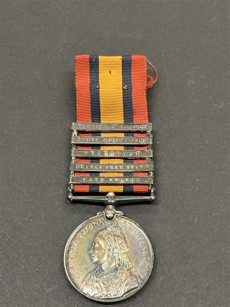 Queens South Africa Medal 46th Company Imperial Yeomanry Bygones Shop