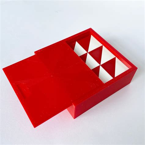 Kohs Cubes With Matching Box Option Red And White Plastic Cubes For