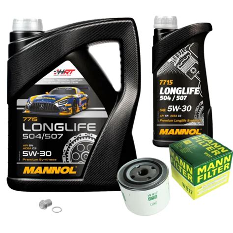 Mann Filter Inspection Set Mannol L Longlife W Pour Volvo