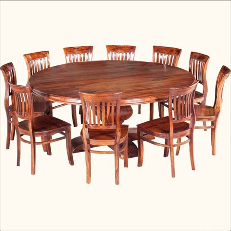 10 seater round dining table