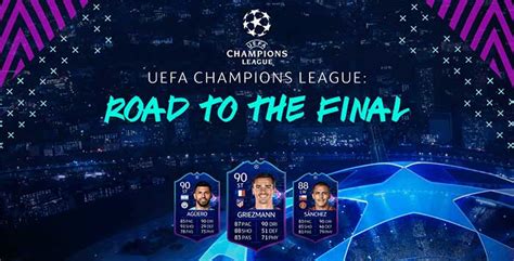 Cartas UEFA Champions League Road To The Final En FIFA 19