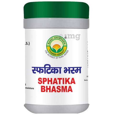 Basic Ayurveda Sphatika Bhasma Buy Bottle Of 15 Gm Bhasma At Best