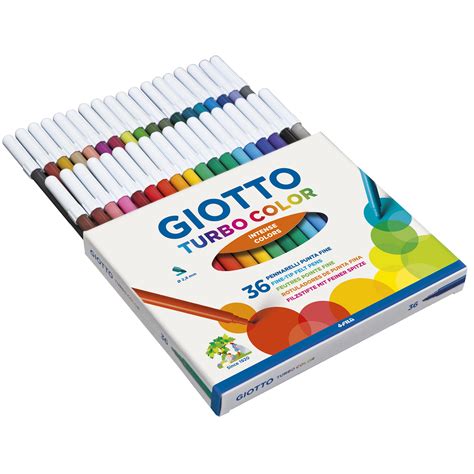 HC355881 GIOTTO Turbo Colour Fine Pens Assorted Pack Of 36