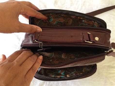 Leather burgundy square purse bag Leather purse crossbody built in ...