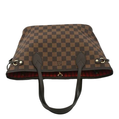 Louis Vuitton Neverfull Pm Damier Ebene Tote Shoulder Bag Brown