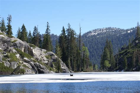 Trinity Alps The Lake Was Frozen In June Trinity Alps Natural