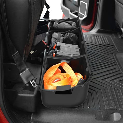 Buy Oedro Upgraded Rear Under Seat Storage Box Compatible With 2009 2014 Ford F150 Supercrew Cab