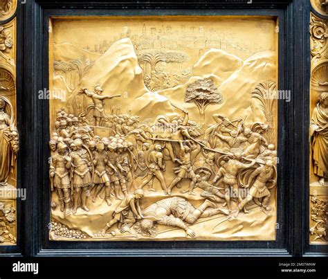 Panel Of David S History In The Gates Of Paradise By Lorenzo Ghiberti