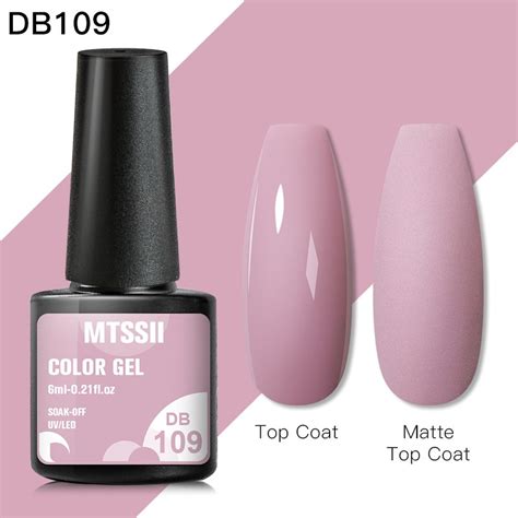 MTSSII Soak Off UV Nail Polish Nude Semi Permanent UV LED Nail Art Gel